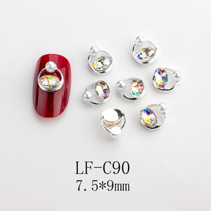Accessoires pour ongles en alliage métallique K9, diamants de couleur irrégulière, pierres fantaisie super brillantes, strass décoratifs pour nail art, vente en gros - Product Image 6