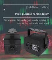 Mini projecteur laser LED RGB pour discothèque, 48 motifs, télécommande/activation sonore, fonctionnement automatique, projecteur de faisceau, lumières de festival