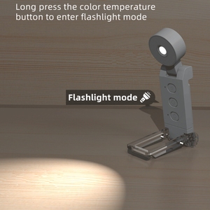 Mini Xách Tay Ánh Sáng Cuốn Sách Đọc Sách Đánh Dấu Ánh Sáng USB Vòng Đọc Sách Ánh Sáng Clip Trên Cuốn Sách Đèn - Product Image 5