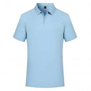Camisa Polo Azul Marino Personalizada de Manga Corta, Color Sólido, Poliéster, Ropa de Trabajo, Uso Diario, Talla XL - Product Image 3