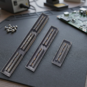 สินค้าใหม่ Samtec QSE-060-01-L-D-A-K-TR คอนเนคเตอร์แบบ Board to Board 60 ตำแหน่ง ระยะห่าง 0.50 มม. ผลิตในสหรัฐอเมริกา - Product Image 2