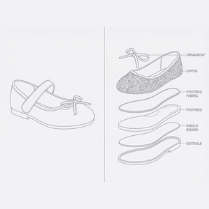 Scarpe Mary Jane <span class=keywords><strong>per</strong></span> Bambina Hicute, con Glitter Lucidi e Fiocco, Chiusura con Cinturino, <span class=keywords><strong>per</strong></span> l'Estate, le Feste e le Occasioni Speciali - Product Image 5