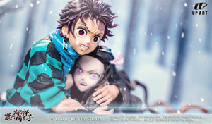 Japan Anime DS GK UP Art Tanjirou e <span class=keywords><strong>Nezuko</strong></span> action <span class=keywords><strong>figure</strong></span> per la raccolta - Product Image 4