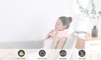 Kit d'oreiller cervical en soie 100% personnalisé en gros avec masque pour les yeux en soie véritable pour le soutien du cou en avion oreiller cervical en mousse à mémoire de forme pour dormir