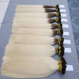 Venta al por mayor cutícula alineada vietnamita pelo crudo onda natural color recto extensión de cabello humano virgen a granel - Product Image 2