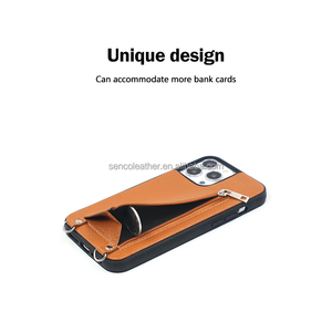 Da chính hãng Crossbody trường hợp điện thoại với <span class=keywords><strong>Wallet</strong></span> da Crossbody trường hợp điện thoại dây điện thoại trường hợp - Product Image 2