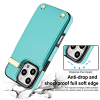 Étui portefeuille magnétique pliable en PU avec fentes pour cartes, design organique, couleur unie pour iPhone 17 Pro Max 16 15 14 13