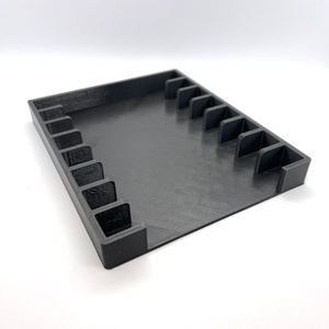 Multifunctional Handmade Acrylic Black Super Famicom 8-Cartridge Customizable Storage & Display Tray Video Game Case - Product Image 3