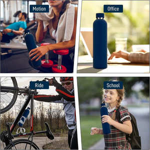 Wholesale 500ml Double Wall Stainless Steel Tumblers Custom Logo Insulated Sport <b>Water</b> <b>Bottle</b> Business Gifts for Cold Weather - Product Image 6