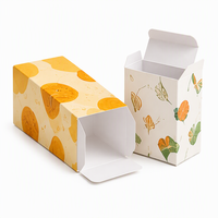 Boîtes d'emballage en papier personnalisées, design à double rabat, logo imprimé sur mesure, vente en gros, fabricant direct