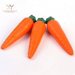 Personalized Carrot Stress Ball Customized Vegetable Stress Ball for Promotion - Product Image 2