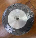 PMS 80x50x30mm aluminium diamant caoutchouc roue de polissage roue en caoutchouc pour ponçage ceinture Machine - Product Image 6