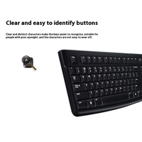 Ensemble clavier et souris filaire Logitech MK121P pour le bureau et la maison