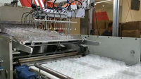 Machine de fabrication entièrement automatique de vaisselle et de boîtes à lunch jetables en PS, PET, PP, PVC, zone de formage 750x850mm, 400-720 cycles/h