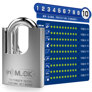 MOK 40-60mm in acciaio inox 304 anti ladro di alta lucchetti di sicurezza per cabinet - Product Image 1