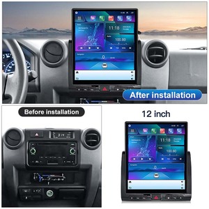 เครื่องเล่นวิทยุมัลติมีเดียในรถยนต์ ขนาด 12.1 นิ้ว รองรับ Wireless CarPlay ระบบ Android 15 พร้อมระบบนำทาง GPS สำหรับรถยนต์โตโยต้าแลนด์ครุยเซอร์ LC70 LC76 LC79 ปี 2007-2021 - Product Image 3