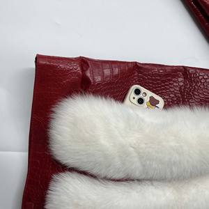 Style personnalisé Grande Taille En Cuir Véritable Croc Véritable Fourrure De Renard Veste Femmes Manteau De Fourrure En Cuir - Product Image 6