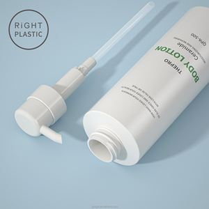 Envase Cosmético de Lujo Modelo <span class=keywords><strong>QPA</strong></span>, Botella de Plástico Rosa para Loción con Pulverizador de Vaporizador Corporal, Botella Cosmética - Product Image 4