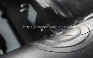 Haute qualité 1.2mm 1.5mm 1.8mm PVC ou Hypalon couleur noire 8 à 10 mètres bateaux à moteur gonflables d'<span class=keywords><strong>occasion</strong></span> avec certificat CE - Product Image 6