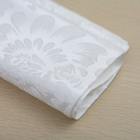 Serviettes en lin blanc brodées en gros, 100% coton, personnalisables avec logo, pour mariage, restaurant, fête, serviettes à ourlet festonné