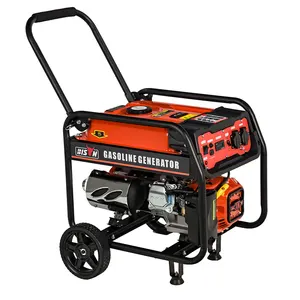 High Productivity 3600 Rpm Speed Excellent Performance 3000 W Single Phase Portable Gasoline Generator Petrol Generator