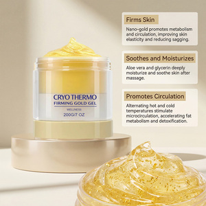 Gel Cryo Thermo Raffermissant Or 200g – Crème Sculptante Corps Nano Or pour Ventre, Cuisses, Bras – Lifting, Raffermissement et Hydratation de la Peau - Product Image 3