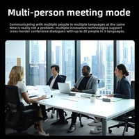 Écouteurs de traduction simultanée en temps réel Timekettle X1, charge Type-C, pour réunions multi-personnes, voix multilingue