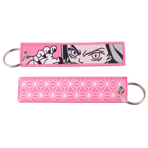 Nuevo Llavero de Anime Demon Slayer con Logotipo Personalizado Bordado - Product Image 5