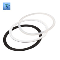 Joint d'étanchéité en feuille de caoutchouc silicone VMQ de qualité alimentaire sanitaire, transparent, pour nettoyeur haute pression, raccord plat Triclamp, pour tuyau et bride, -50~150 70