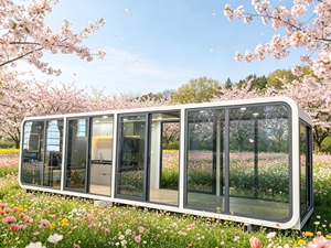Maison capsule préfabriquée de luxe, cabane Apple, mini-maison entièrement meublée pour le glamping, <span class=keywords><strong>les</strong></span> vacances et <span class=keywords><strong>les</strong></span> centres de villégiature - Product Image 6
