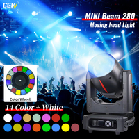 2 projecteurs Sharpy Beam à tête mobile, contrôle DMX, mini lampe 280W, avec flight case