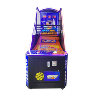 Machine de Tir LCD de Sports d'Intérieur de Centre Commercial, Console de Jeu d'Arcade à Monnayeur, Machine de Tir Simple de Basketball