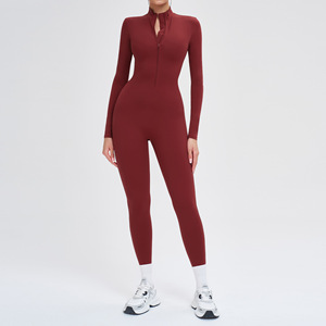 <span class=keywords><strong>Tuta</strong></span> da Yoga Foderata in Pile per Donna, Abbigliamento Sportivo Aderente Monopezzo, Caldo Completo Invernale per Corsa e Fitness all'Aperto # 8445 - Product Image 1