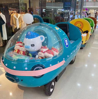 Mini Tren Eléctrico para niños, parque de atracciones con temática oceánica, a la venta