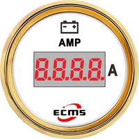 Pour compteur automobile avec affichage numérique 150A 52mm Ampèremètre/Compteur de courant pour yachts, bateaux, camping-cars et voitures modifiées