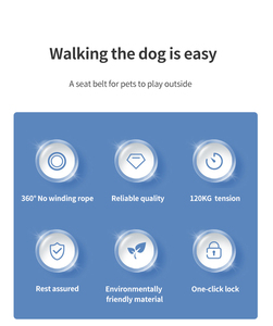 Correa de Arrastre Automática para Mascotas, Correa de Arrastre de Impulso a Prueba de Explosiones, Cadena para Perros - Product Image 3