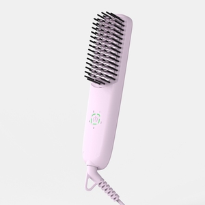 Mini fer à lisser et à boucler électrique 2-en-1 en céramique, 5 réglages de température, portable, <span class=keywords><strong>pour</strong></span> usage domestique, hôtelier et professionnel, à ions négatifs - Product Image 1