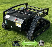 Tondeuse robotisée autotractée sans fil à essence de qualité industrielle certifiée CE 2026, à braquage zéro, télécommandée, 550 mm