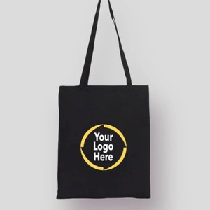 Bolsa de Lona Negra Personalizada de Gran Capacidad para Estudiantes - Para Promociones - Product Image 3