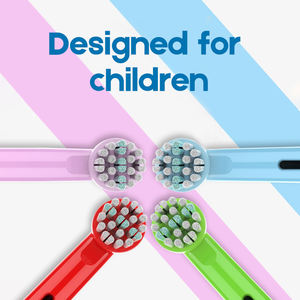 4 pz Mini sostituibile ricaricabile IPX7 impermeabile testina per bambini USB ricarica compatibile orale-<span class=keywords><strong>b</strong></span> EB10A/EB10-4 - Product Image 2