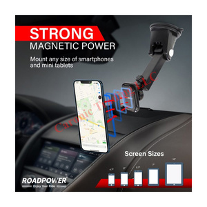 Giá đỡ điện thoại từ tính ô tô nhỏ gọn Roadpower, đế hút chân không, lắp đặt dễ dàng, xoay 360 độ, chế độ dọc/ngang - Product Image 3