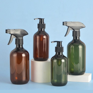 Botella de plástico PET de 500ml y 300ml al por mayor con bomba para loción jabón corporal champú - Product Image 1