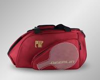 Individuelles Logo 600D Oxford-Stoff Wasserdichte Reisetasche Große Kapazität Multi-Taschen Sporttasche Schulter-Sporttasche