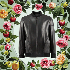 Giacca da Motociclista in Vera Pelle Impermeabile <span class=keywords><strong>Nera</strong></span> Stile Pilota Classico con Logo Personalizzato all'Ingrosso - Product Image 3