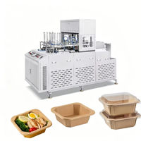 Machines de thermoformage automatiques pour boîtes en carton octogonales ZX-700, machine de fabrication de boîtes à emporter pour fruits et gâteaux
