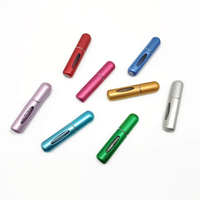 Vente en gros bouteille de parfum personnalisée rechargeable en aluminium vaporisateur atomiseur bouteille de parfum de décantation de 5 ml recharge
