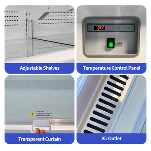 Refrigerador Comercial de Acero Inoxidable de Una Sola Temperatura con Múltiples Niveles, Exhibidor Abierto, Enfriamiento por Aire, Estantes Ajustables - Product Image 4