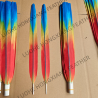Plumes artificielles de faisan Reeves teintées en gros, 50-180 cm, pour costumes de carnaval, festivals et décorations de samba