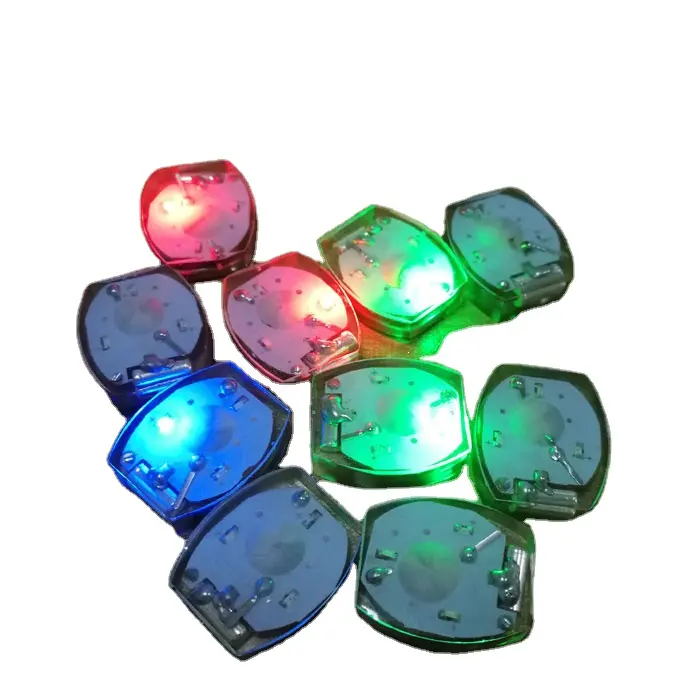 waterproof multicolor Impact Vibration Activated Mini LED Lights for Clothing and Shoes