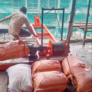 เครื่องยกของหนักสำหรับงานก่อสร้าง พร้อมมอเตอร์ไฟฟ้า กล่องเกียร์ ดรัม และโครงสร้างเหล็ก เพื่อการขนย้ายวัสดุอย่างมีประสิทธิภาพ - Product Image 3